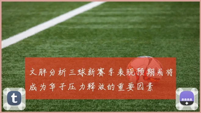 文胖分析三球新赛季表现预期或将成为华子压力释放的重要因素